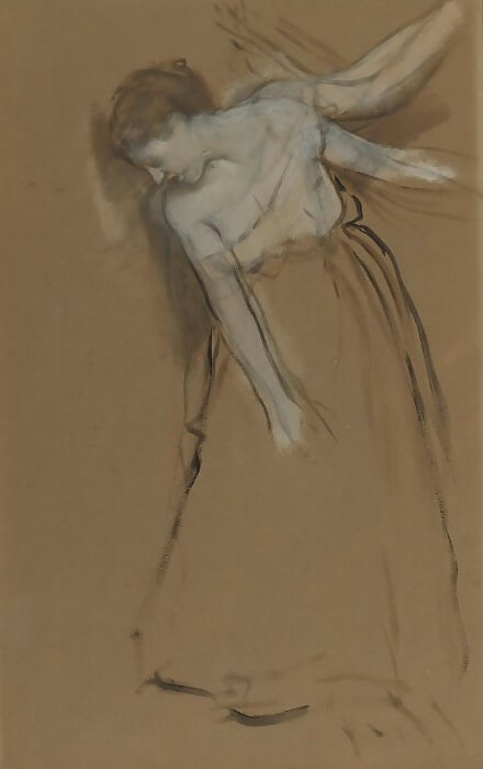Paintings from Sotheby's auctions – Edgar Degas - Woman Standing, 1867-68 50X40 Canvas