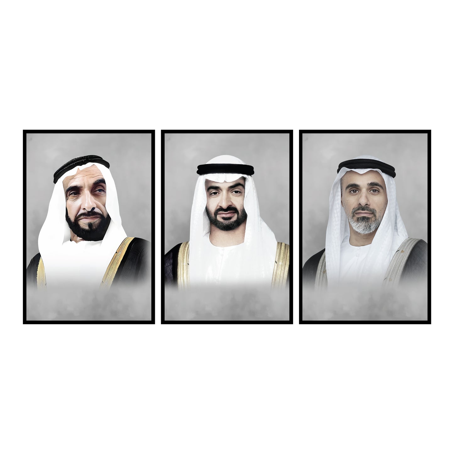 Sheikh frames set of 3 acrylic canvas Frames