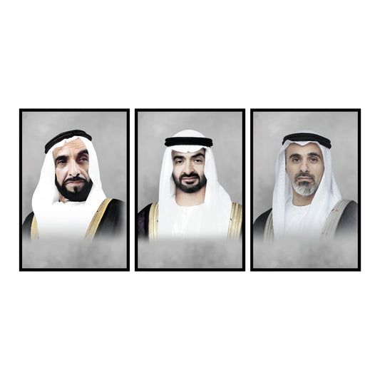 Sheikh frames set of 3 acrylic canvas Frames