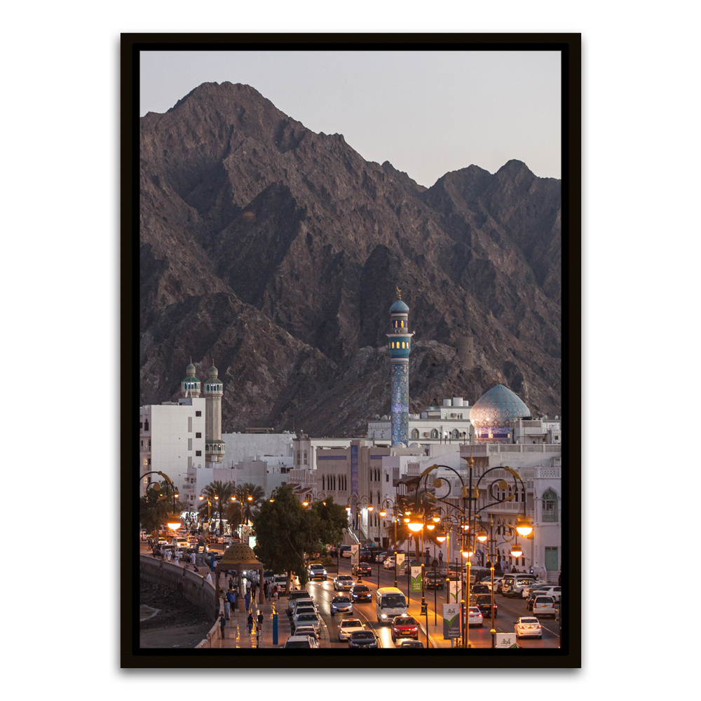 Mosque Black Canvas frame acrylic canvas Frames