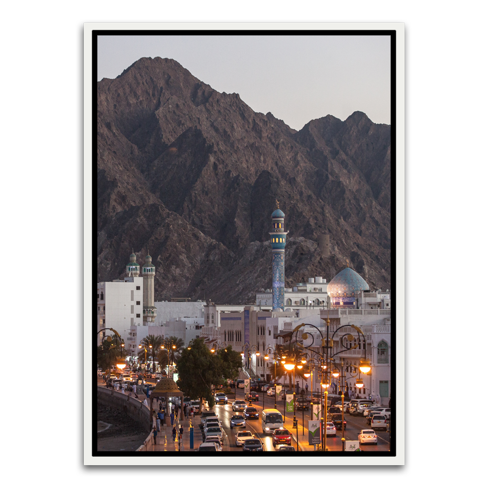 Mosque White Canvas frame acrylic canvas Frames