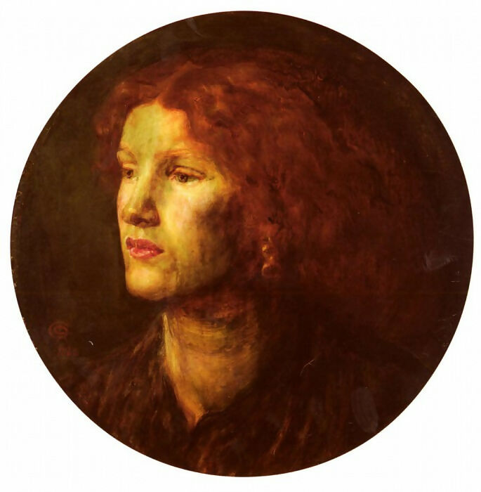 Dante Gabriel Rossetti Charles Fanny Cornforth 50X40 Canvas