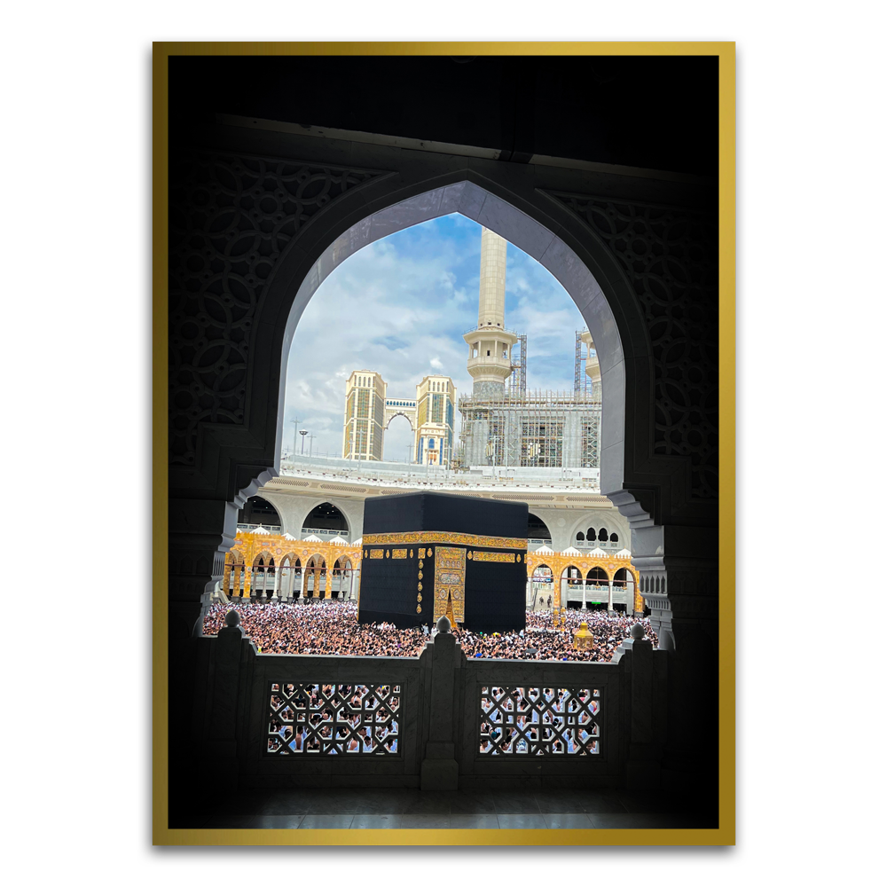 Mecca Gold Printed frame acrylic canvas Frames