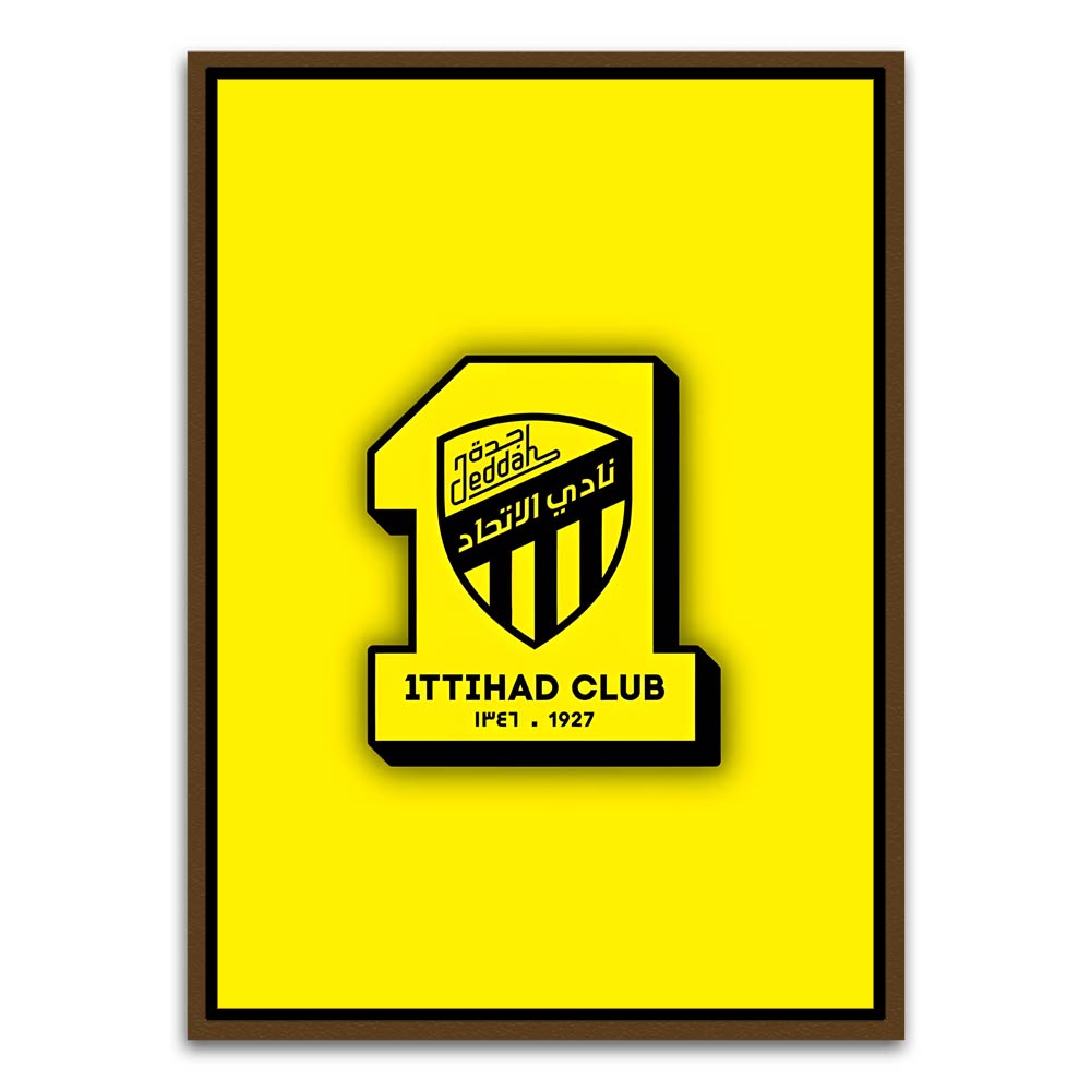 ITTHAD CLUB 4 Brown Canvas frame acrylic canvas Frames