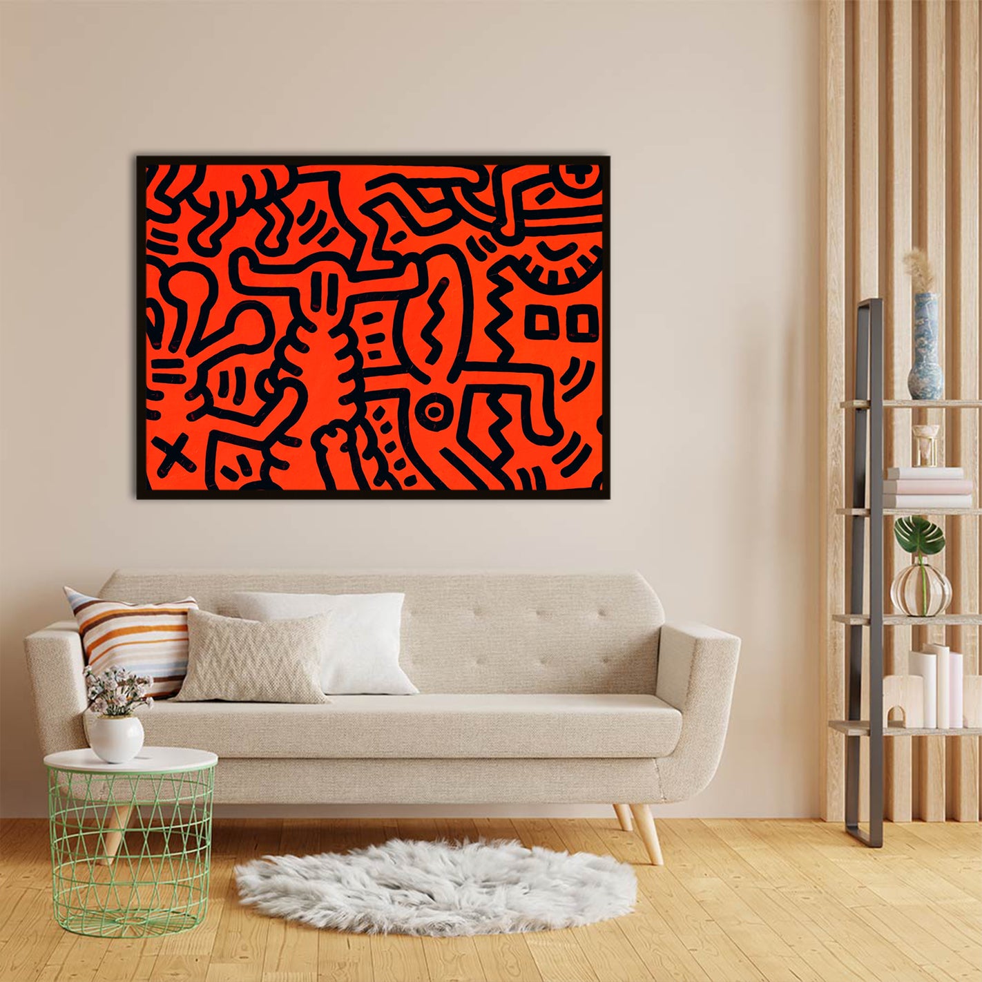 Sunrise Swirls acrylic canvas Frames