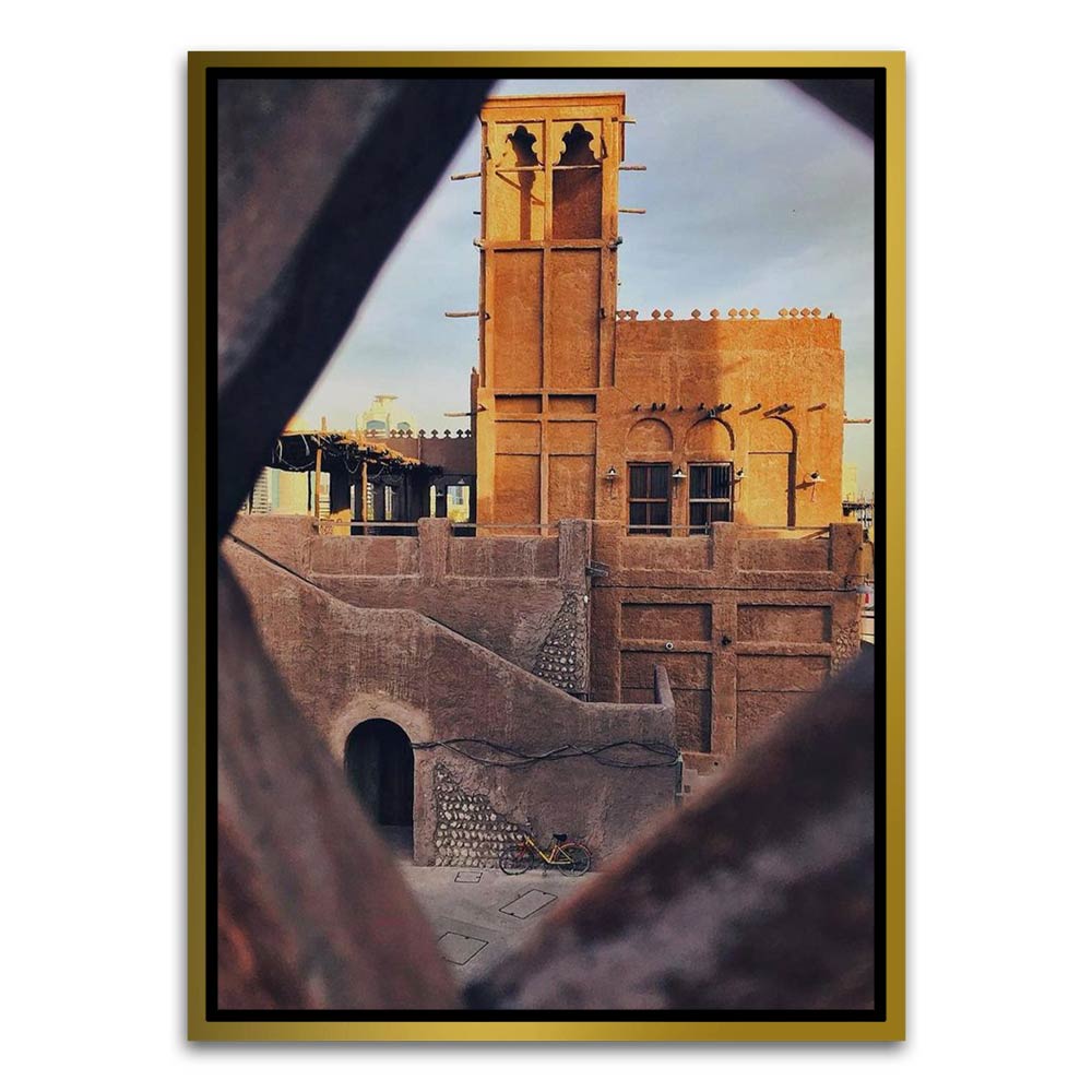 Fort 1 Gold Canvas frame acrylic canvas Frames