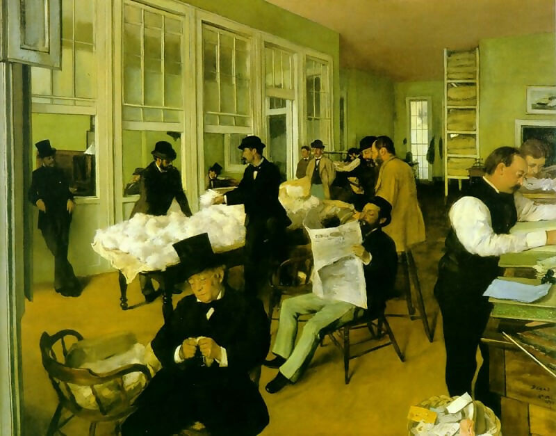 Edgar Degas – Cotton Trading Office in New Orleans
