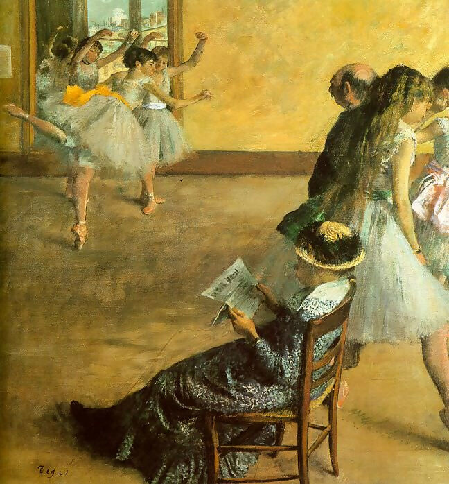 Edgar Degas - Ballet Class 140x187 Canvas