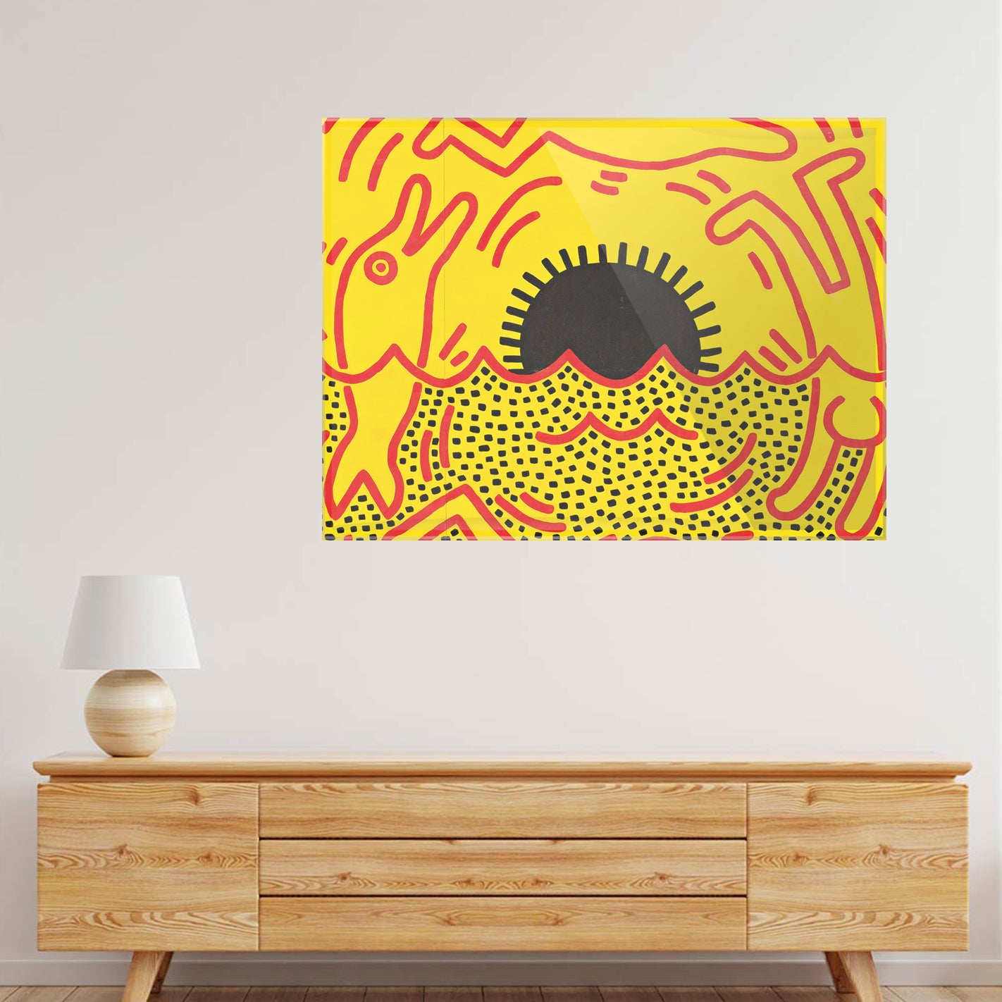 Sunrise Swirls Acrylic acrylic canvas Frames