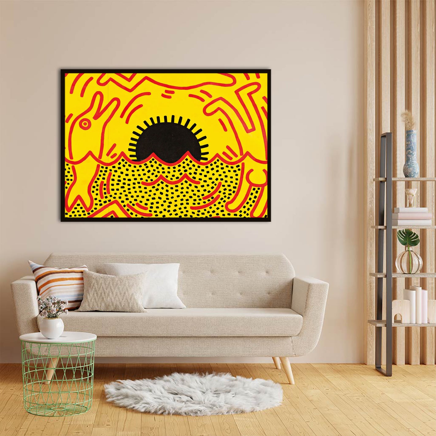 Sunrise Swirls acrylic canvas Frames