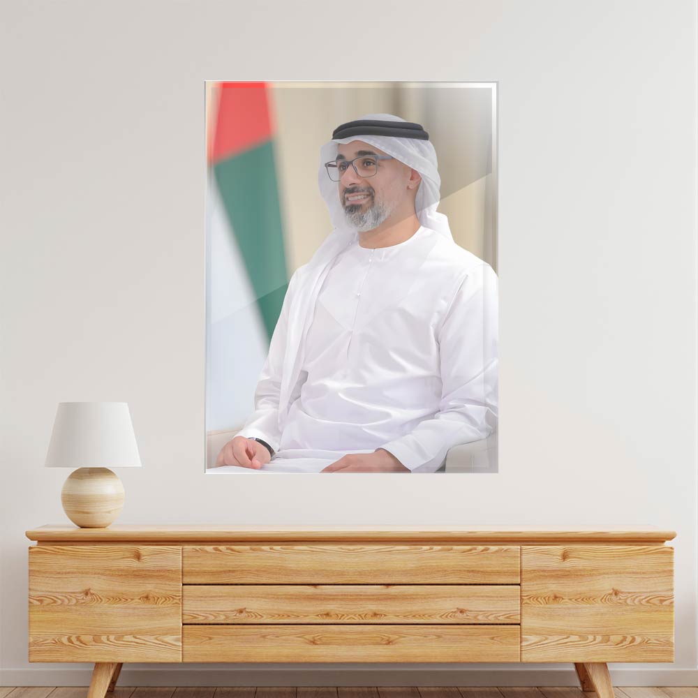 Sheikh Khaled bin Mohamed bin Zayed Al Nahyan Acrylic acrylic canvas Frames