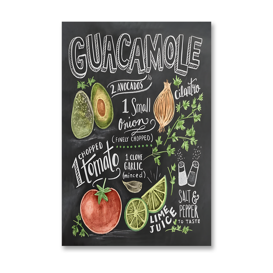 Guacamole acrylic canvas