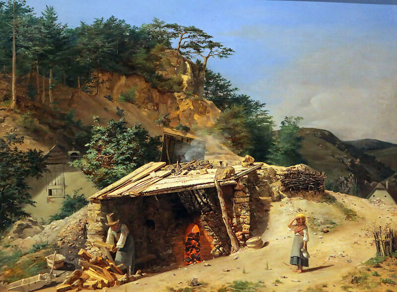 Ferdinand Georg Waldmüller – Lime Kiln in Hinterbrühl