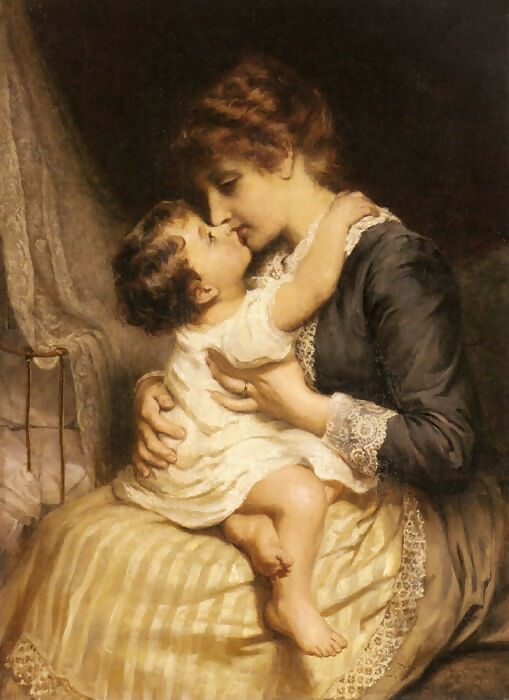 Frederick Morgan – Motherly Love 50X40 Canvas