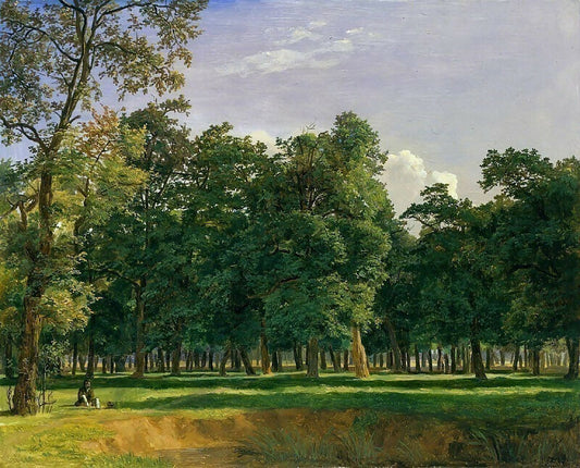 Ferdinand Georg Waldmüller View of the Prater, Vienna 50X84 Canvas