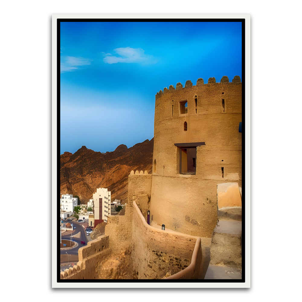 Fort White Canvas frame acrylic canvas Frames