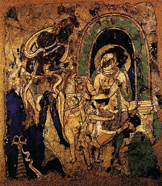 Chinese artists of the Middle Ages (佚名 - 须达拿施舍子女图) – Unknown 50X40 Canvas