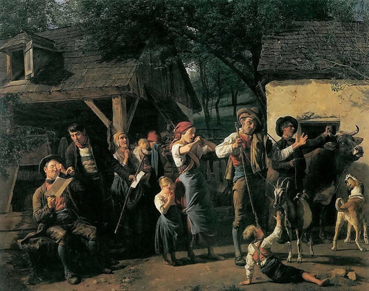 Ferdinand Georg Waldmüller Letter 50X40 Canvas