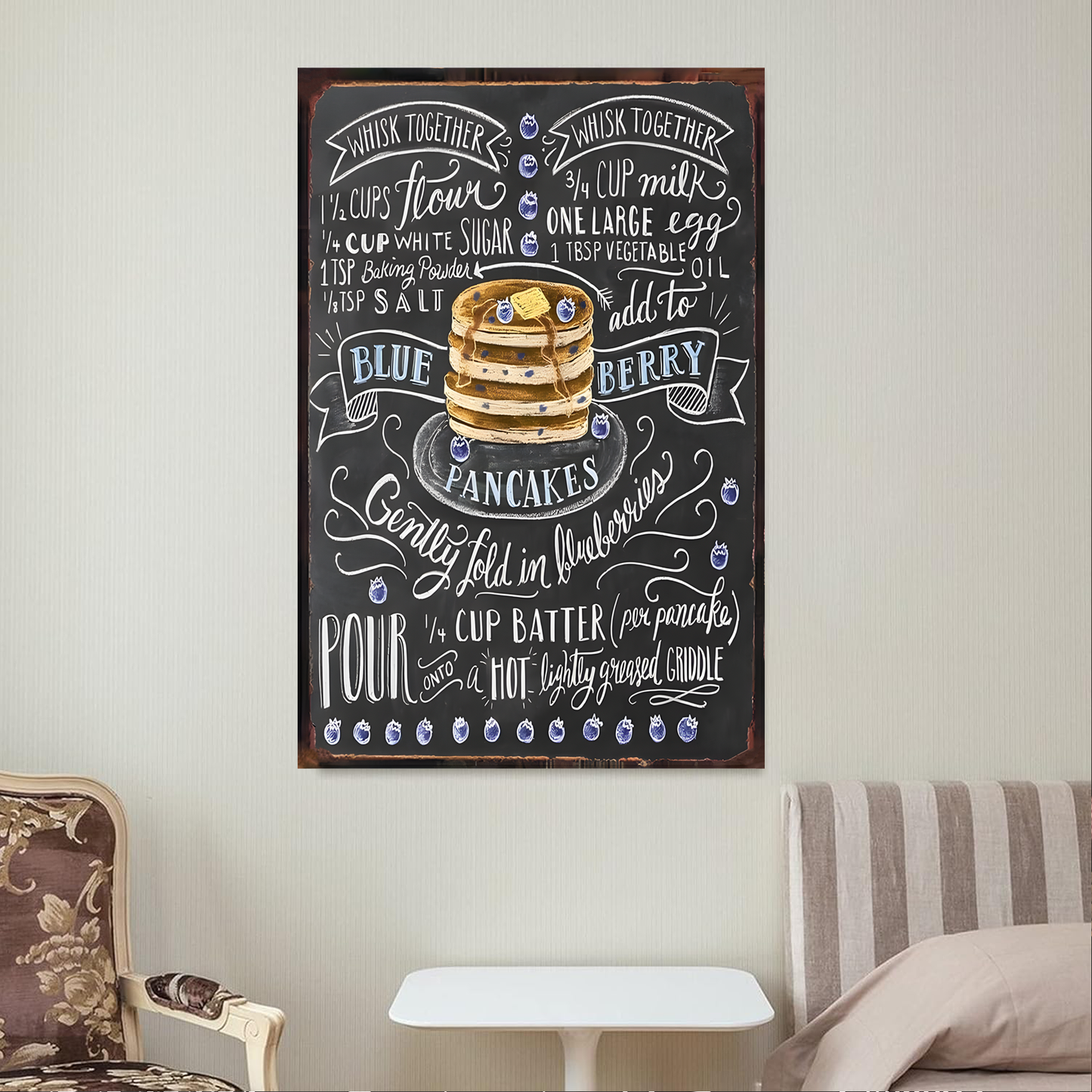 Pancake Canvas acrylic canvas