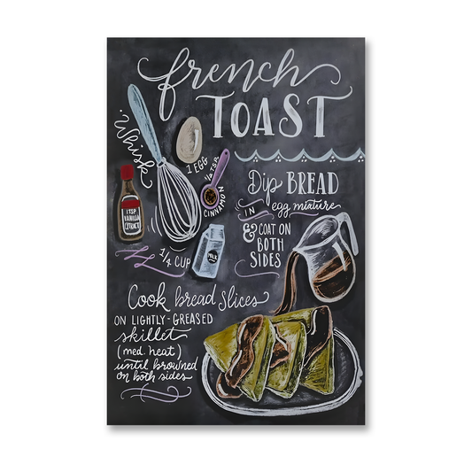 French Toast Canvas acrylic canvas