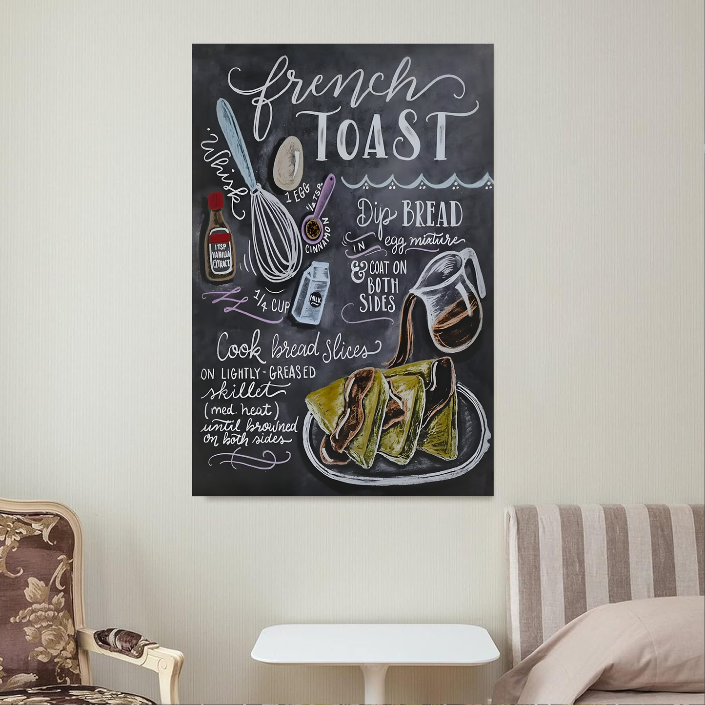 French Toast acrylic canvas