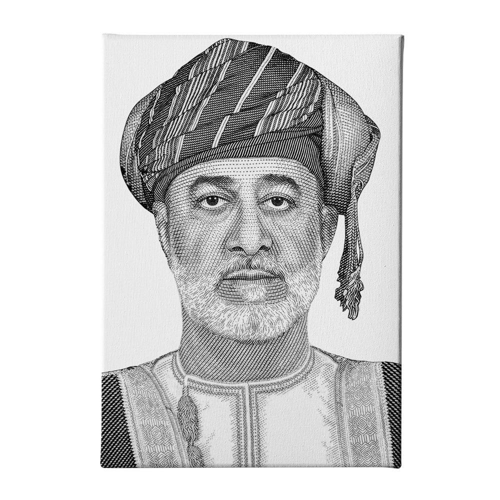 Sultan Haitham ibn Tariq ibn Taymur Canvas acrylic canvas Frames