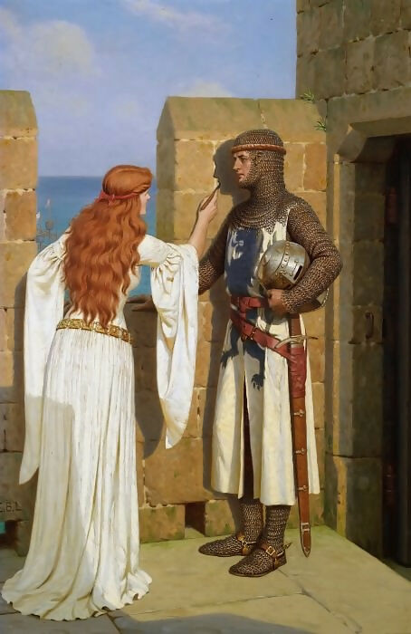 Edmund Blair Leighton – The Shadow 50X40 Canvas