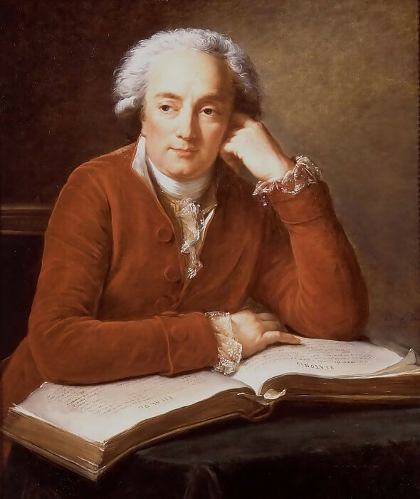 Elisabeth-Louise Vigée-Lebrun – Carlo Gastone della Torre di Rezzonico, Italian writer 70x100 Canvas