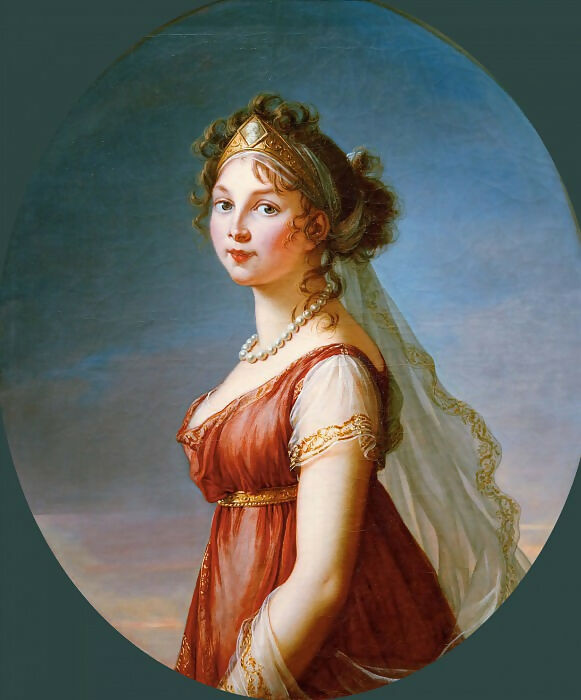 Elisabeth-Louise Vigee-Lebrun – Louise, Queen of Prussia 45x60 Canvas