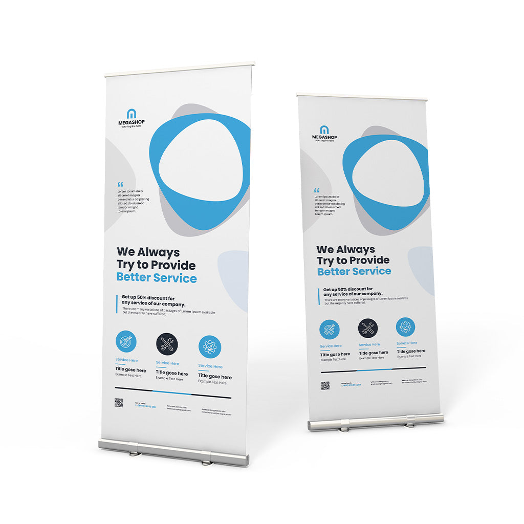 Roll Up Banner - 85x200 cm