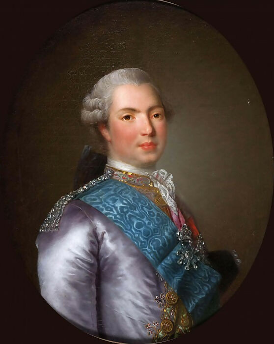 Elisabeth-Louise Vigée-Lebrun (attributed to) – Louis-Stanislas-Xavier of France, future King of France Louis XVIII (1755-1824) 50X40 Canvas