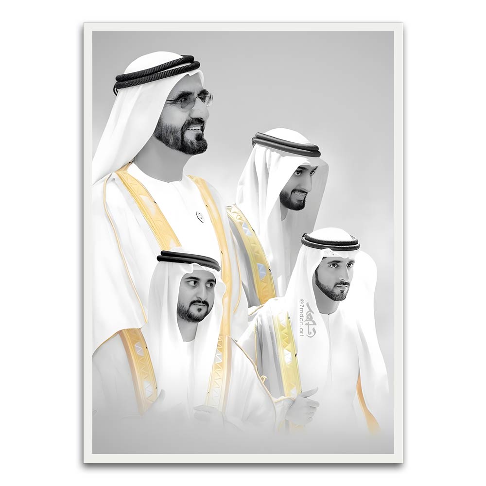 UAE Leaders Canvas acrylic canvas Frames