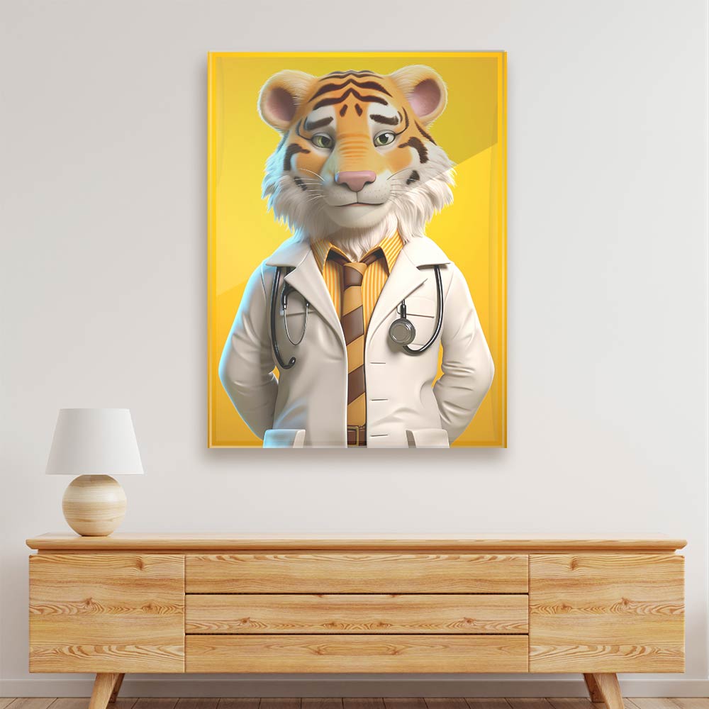 Doctor - Tiger Acrylic acrylic canvas Frames