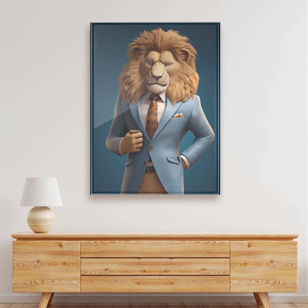 Classic Lion Acrylic acrylic canvas Frames