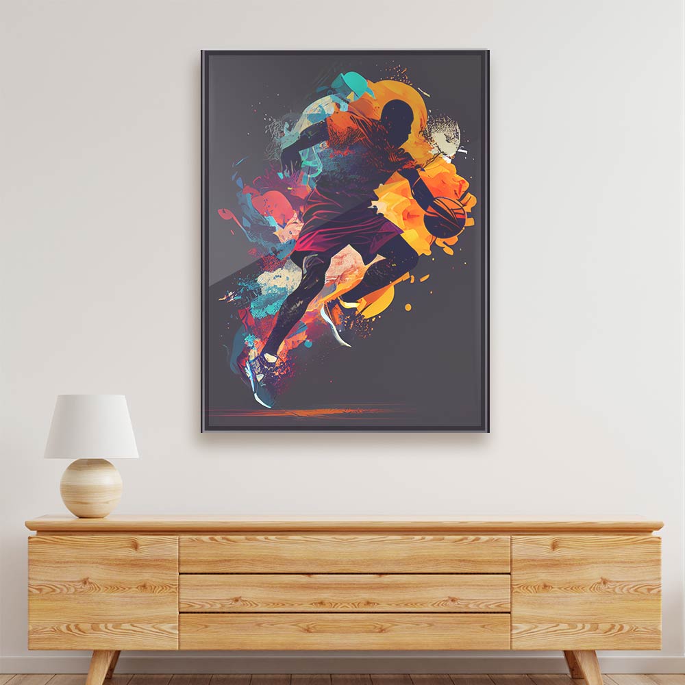 Vibrant Velocity Acrylic acrylic canvas Frames