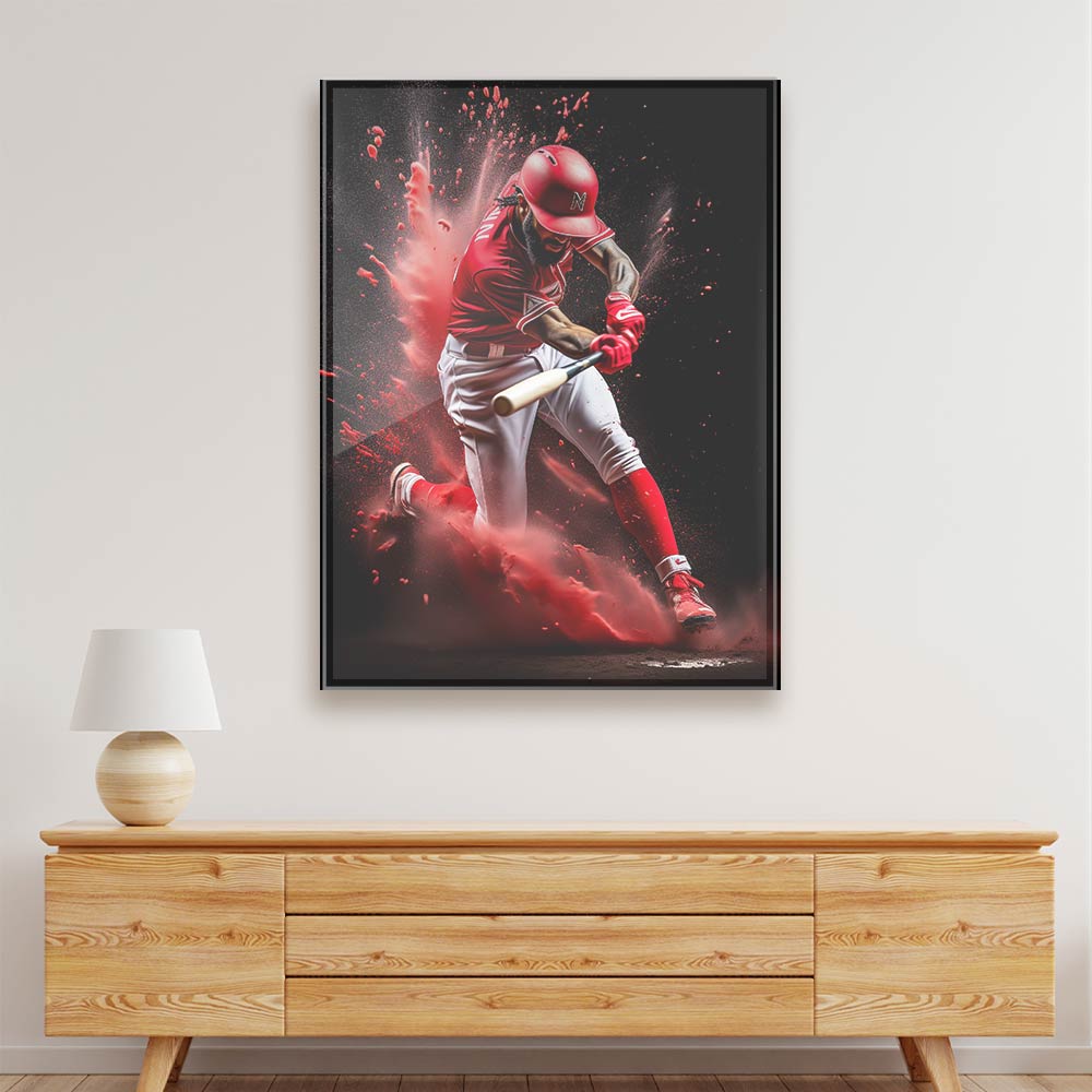 Hitting ball Acrylic acrylic canvas Frames