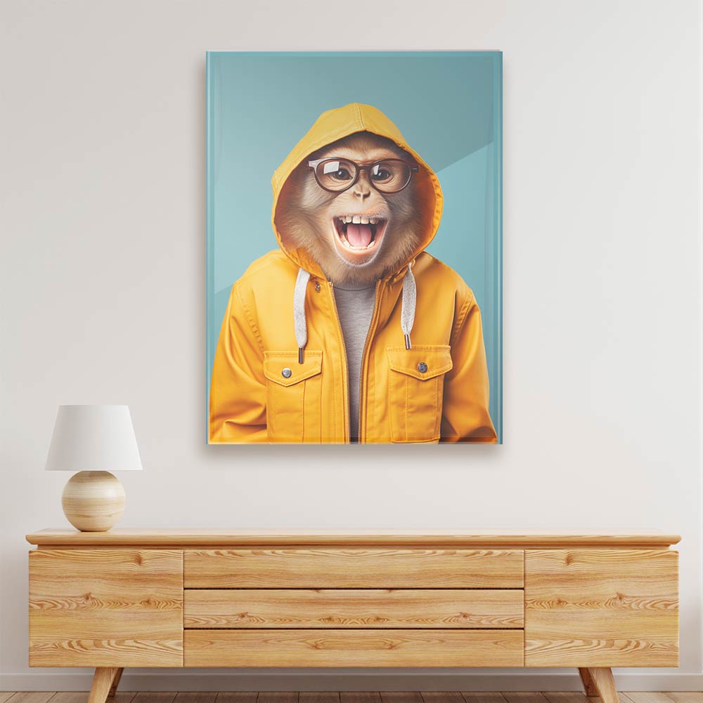 Funny Monkey Acrylic acrylic canvas Frames