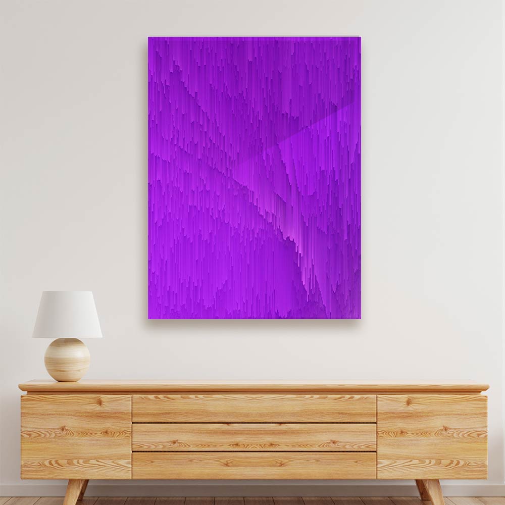 Purple White Acrylic acrylic canvas Frames