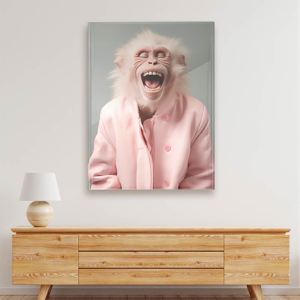 Laughing Monkey Acrylic acrylic canvas Frames