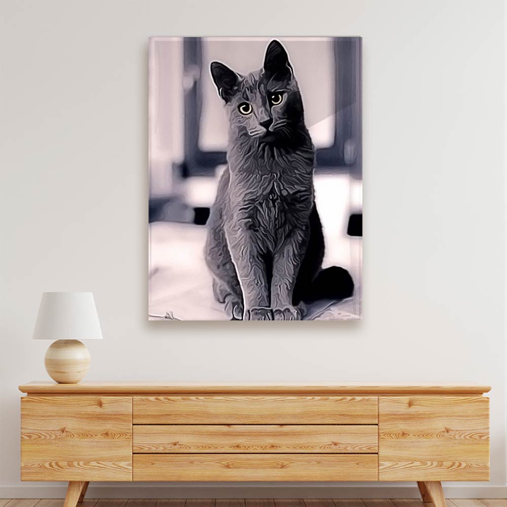 Cat Acrylic acrylic canvas Frames