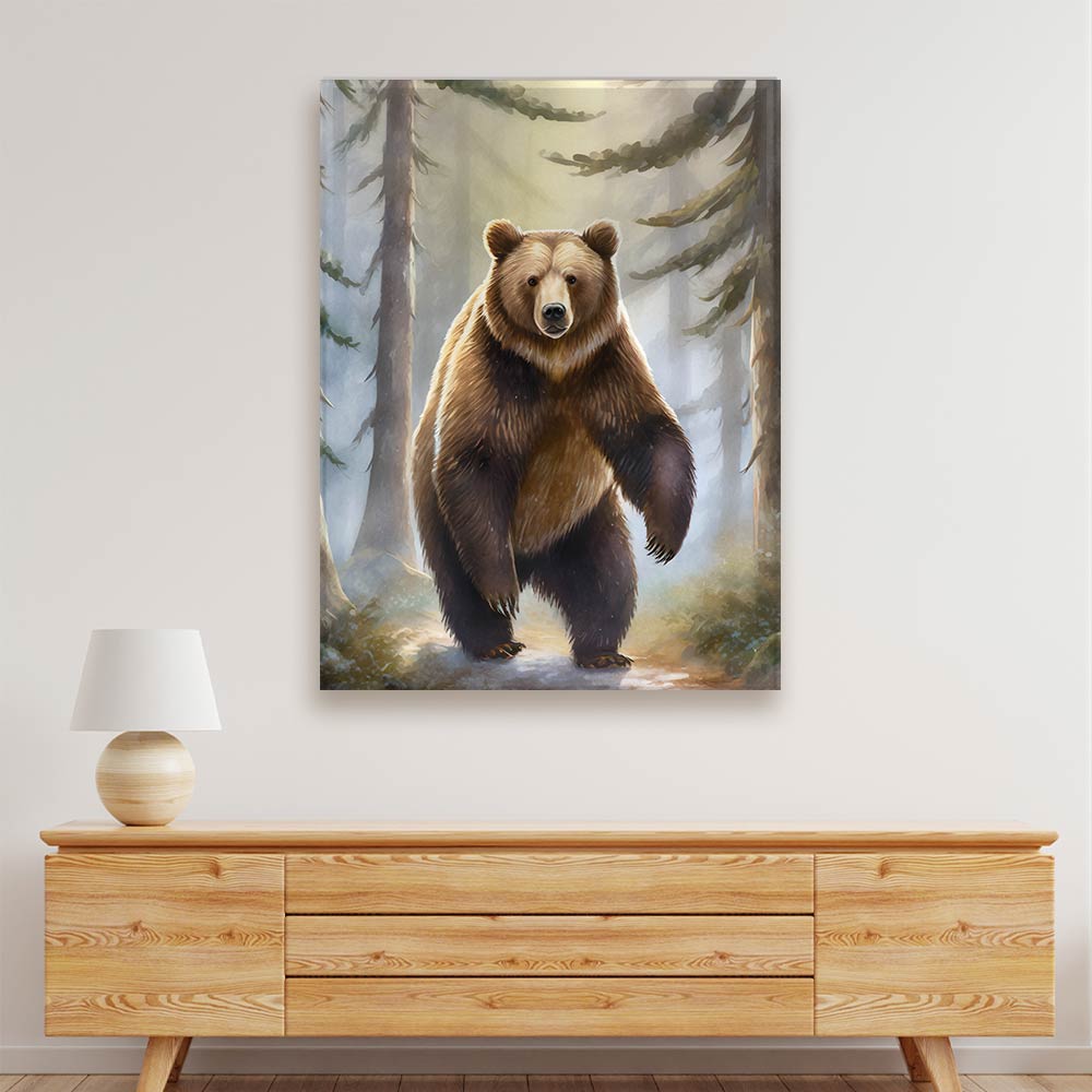 Bear Acrylic acrylic canvas Frames