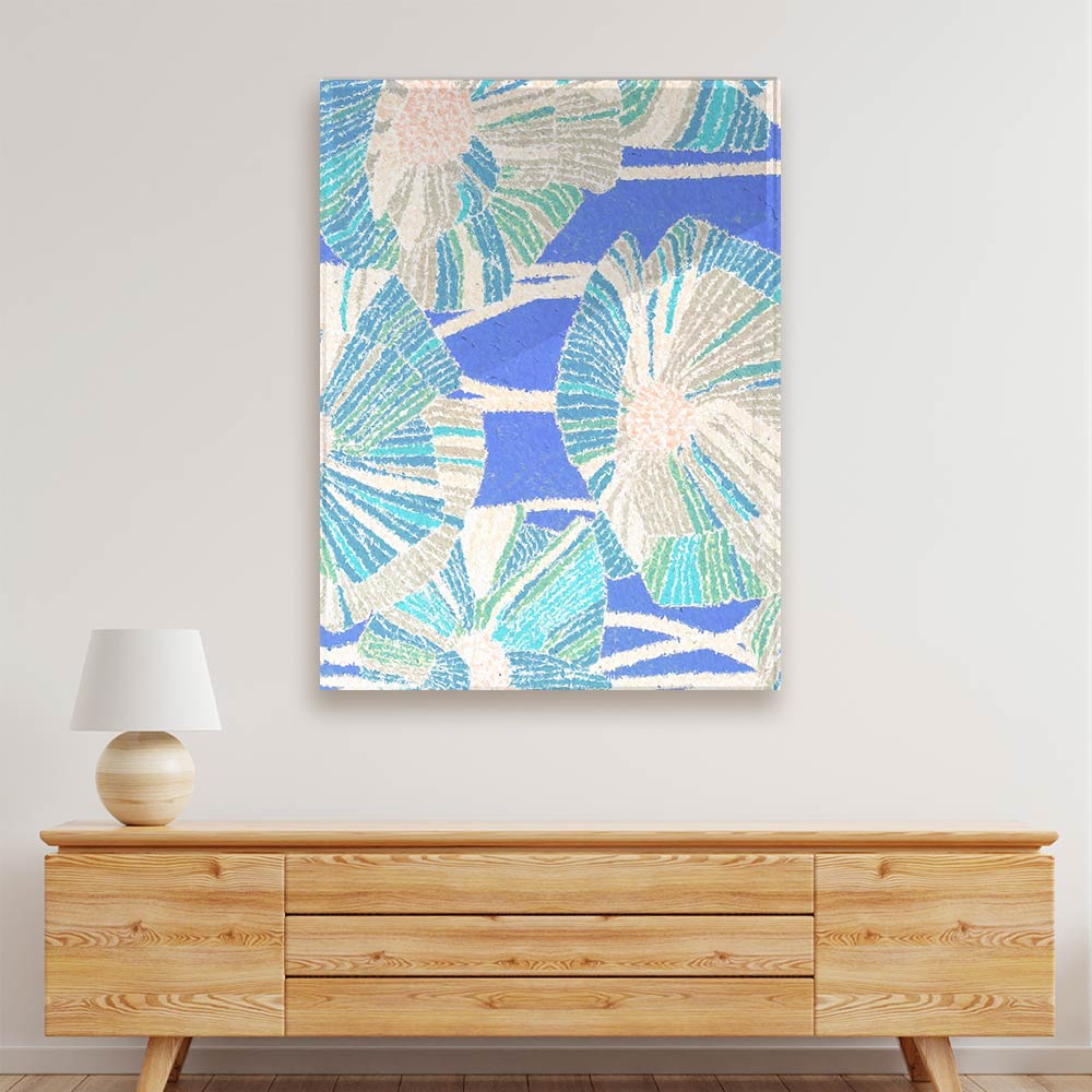 Abstract Flower Wall Art Acrylic acrylic canvas Frames