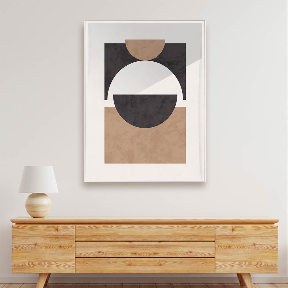 Geometric Modern abstract Acrylic acrylic canvas Frames