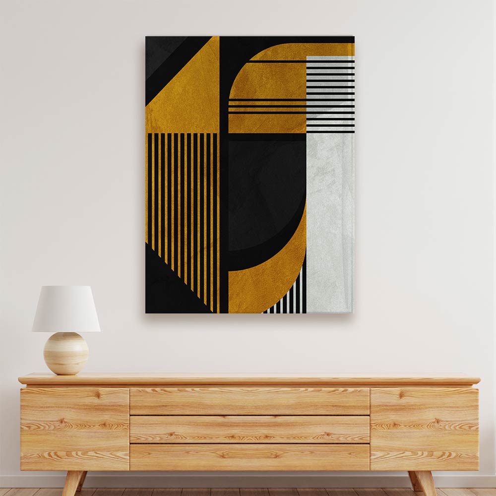 Curved Abstract Acrylic acrylic canvas Frames