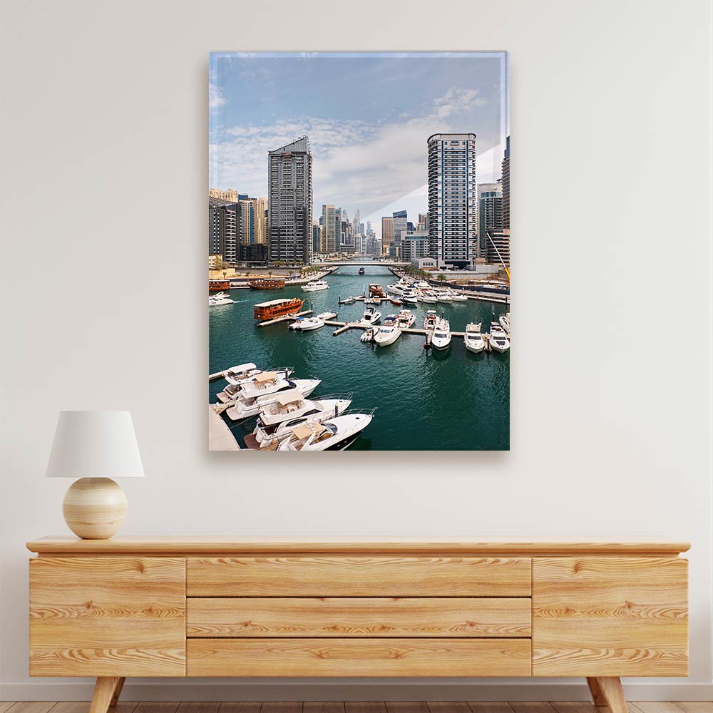 Dubai Marina Acrylic acrylic canvas Frames