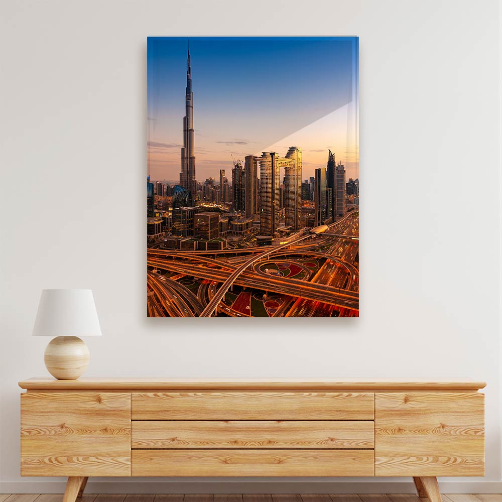 Dubai Futuristic Acrylic acrylic canvas Frames