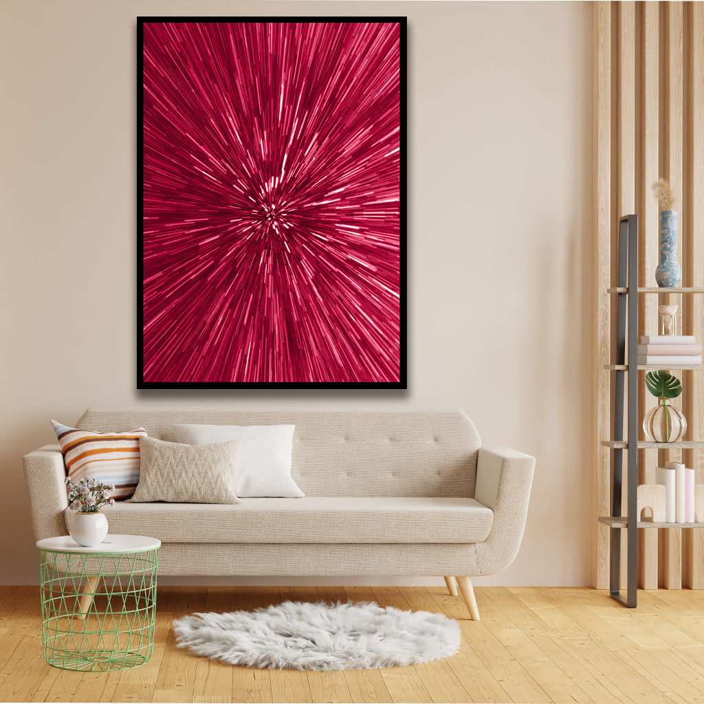 Viva Magenta acrylic canvas Frames