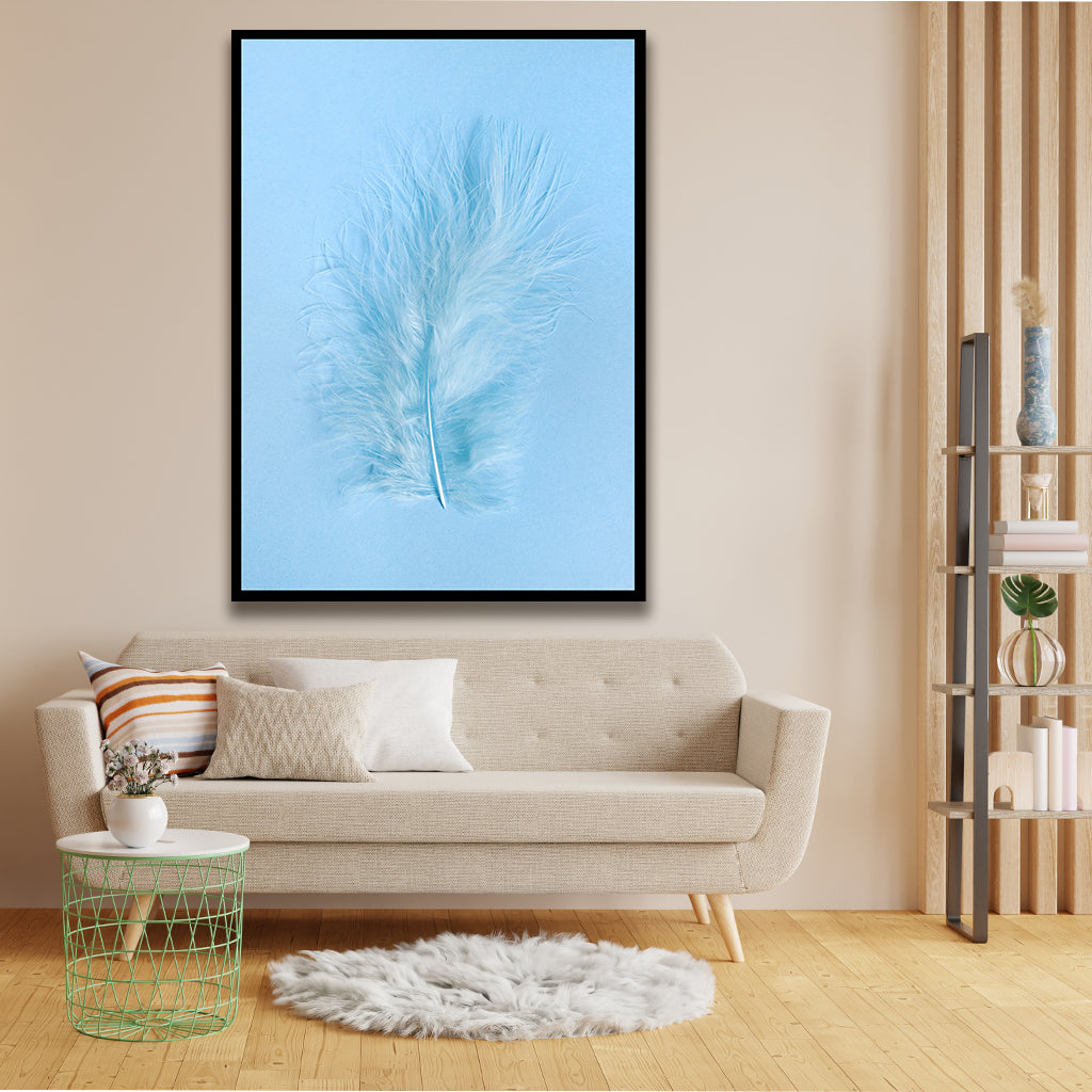 Minimalism Feather acrylic canvas Frames