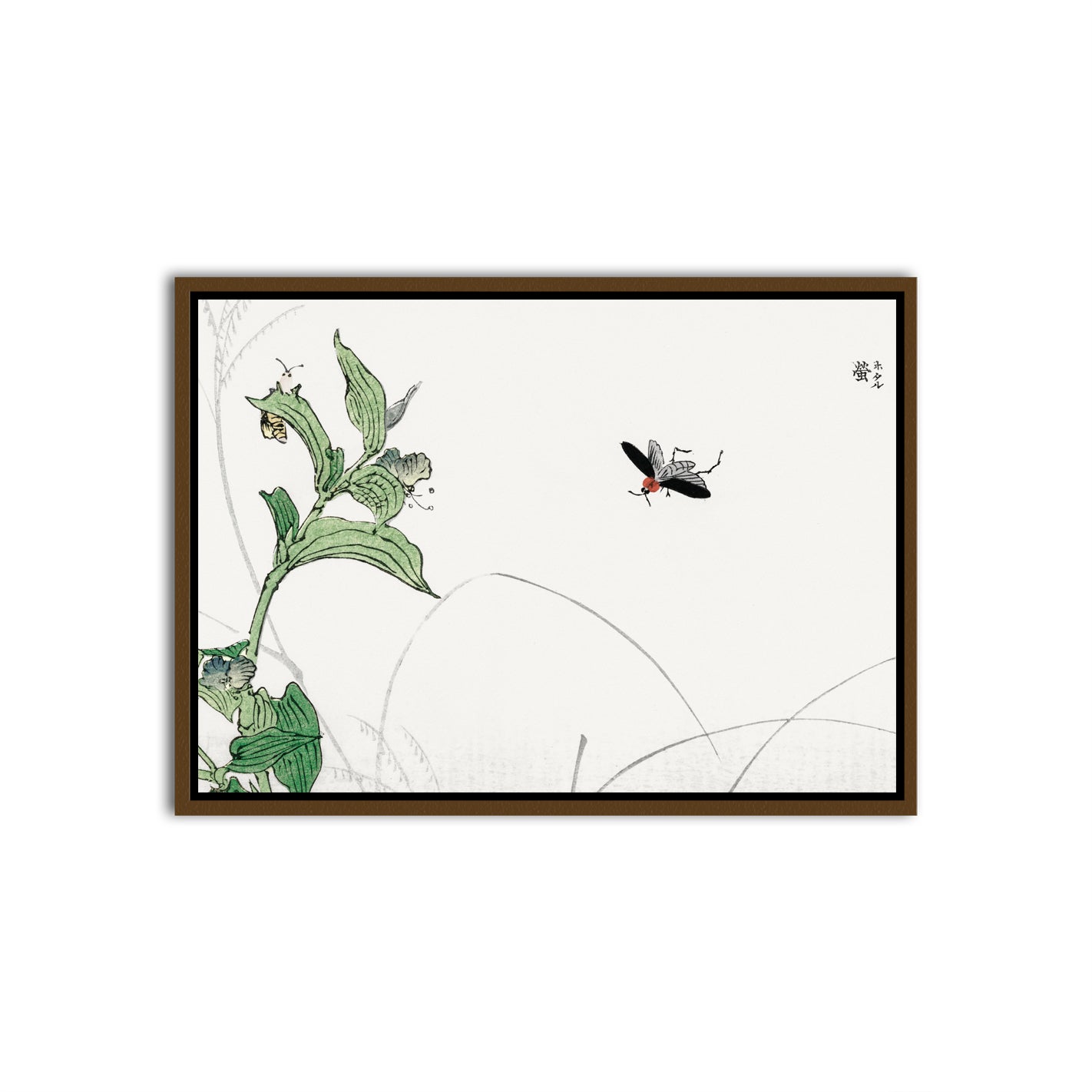 Fluttering Grace Brown Canvas frame acrylic canvas Frames