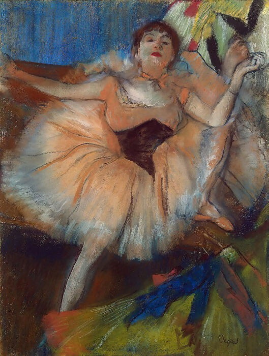 Hermitage ~ part 4 – Degas, Edgar - Seated Dancer 50X40 Canvas